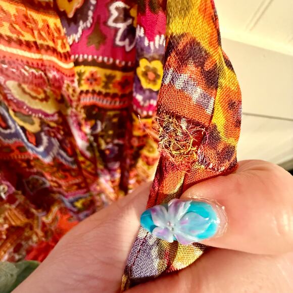 Akemi and Kin Anthropologie Boho Maxi Dress Size 2 - Picture 5 of 9